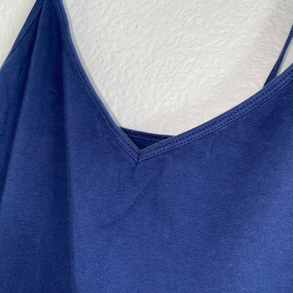 Pacsun blue bodysuit with white design on the side - Picture 3 of 3